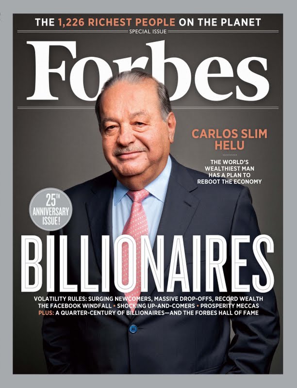 What appears on the Forbes 500 list?