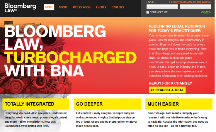 Bloomberg Law Integrates BNA Content - Talking Biz News