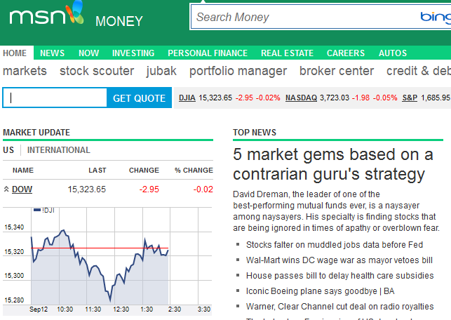 Msn money investing stocks stock quotes horse betting terms ukraine