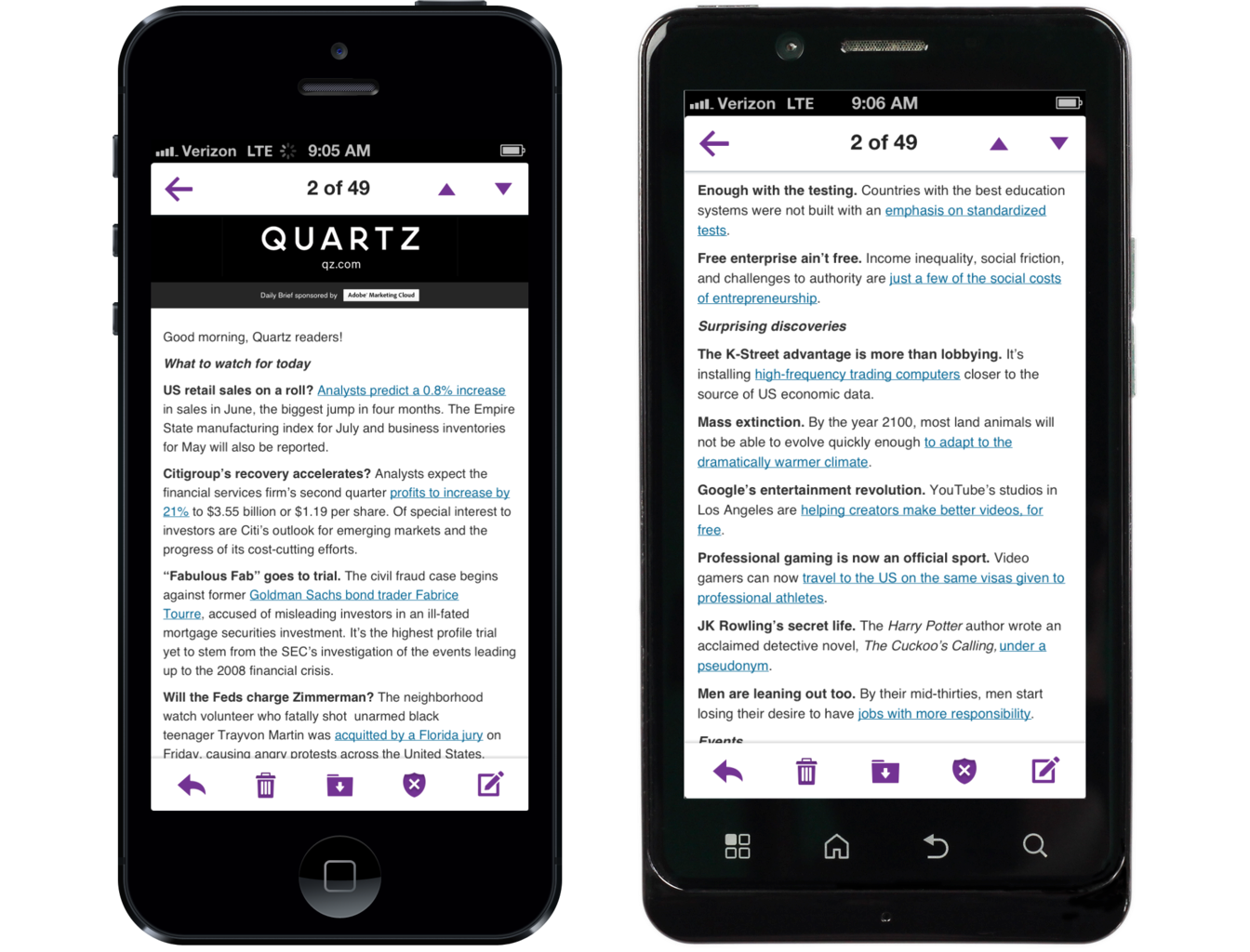 The Quartz Brief App Is Being Shut Down Talking Biz News