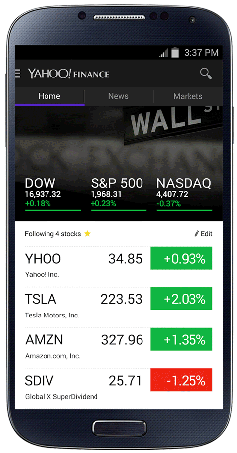 Yahoo Finance Unveils Redesigned App Talking Biz News