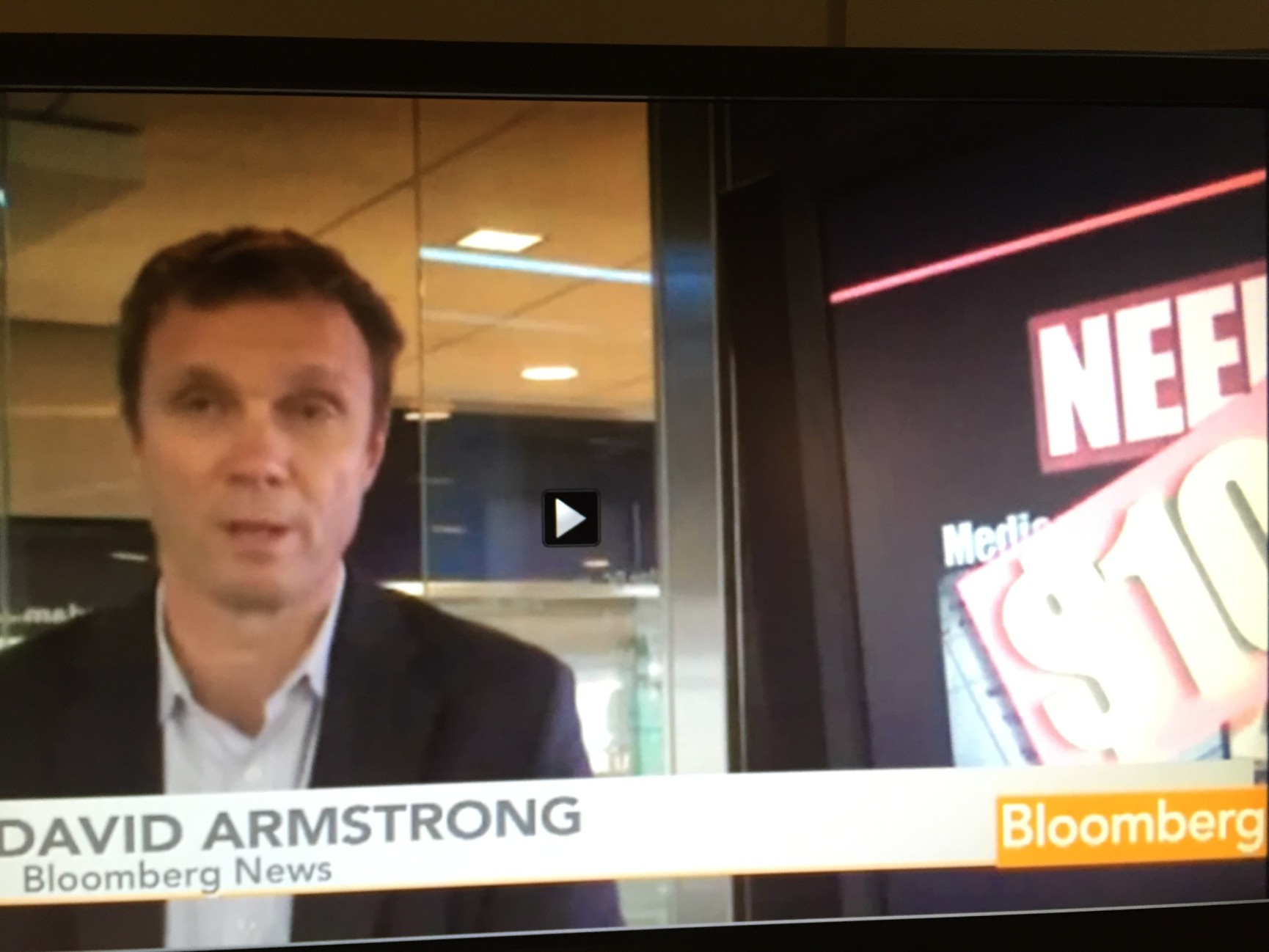 Bloomberg's Armstrong leaving for Stat Talking Biz News