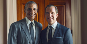 President Barack Obama and Scott Dadich
